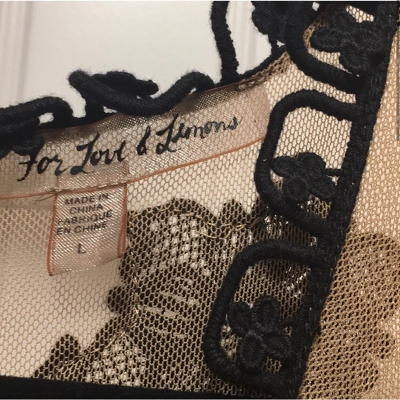 For Love and Lemons Lilou Appliqué Dress L - Picture 5 of 6